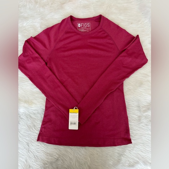 Figs Tops - - figs salta seamless longsleeve underscrub XS